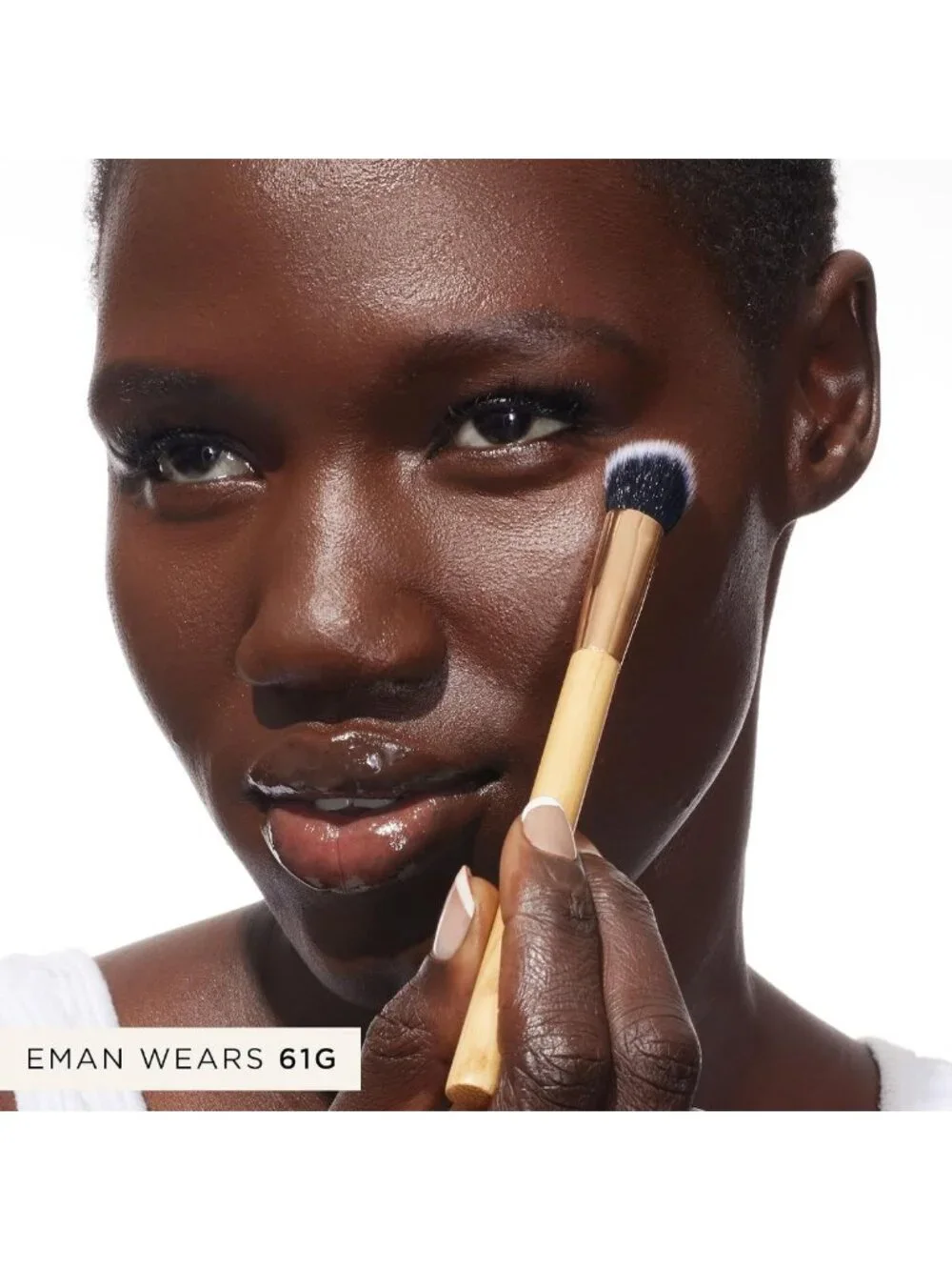 Vegan Concealer Brush for Flawless Application - Covers Dark Circles
